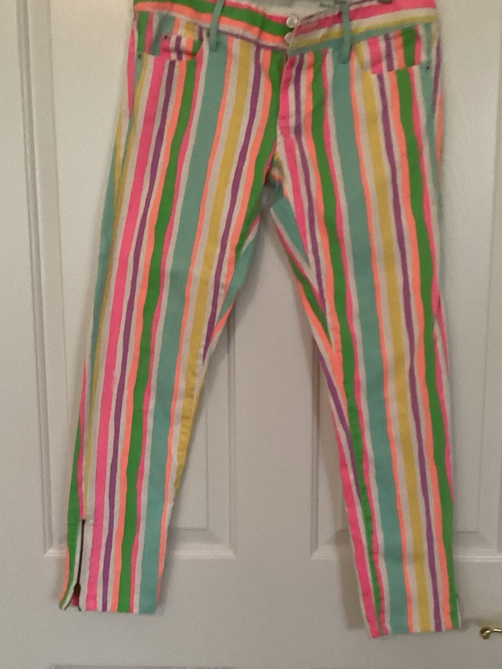 Lilly Pulitzer Multicolor Pastel Striped Kids Pants